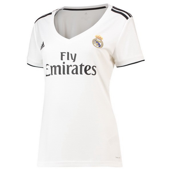 Camiseta Real Madrid 1ª Mujer 2018-2019 Blanco